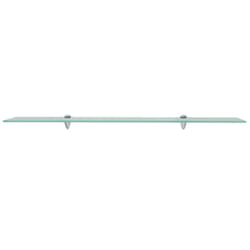 VidaXL 243785 étagères Verre trempé, Zinc Transparent