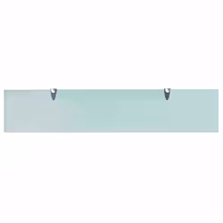 VidaXL 243785 étagères Verre trempé, Zinc Transparent