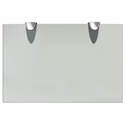 VidaXL 243794 étagères Verre trempé, Zinc Transparent