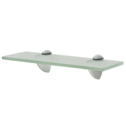 VidaXL 243795 étagères Verre trempé, Zinc Transparent
