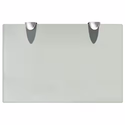 VidaXL 243795 étagères Verre trempé, Zinc Transparent