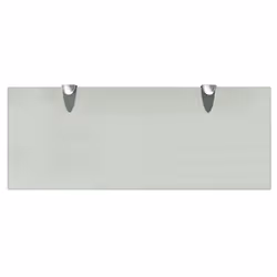 VidaXL 243796 étagères Verre trempé, Zinc Transparent