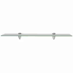VidaXL 243797 étagères Verre trempé, Zinc Transparent