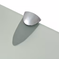 VidaXL 243797 étagères Verre trempé, Zinc Transparent - Vue supplémentaire 4
