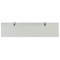 VidaXL 243799 étagères Verre trempé, Zinc Transparent
