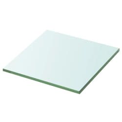 vidaXL Panneau pour étagère Verre 20x20 cm