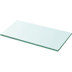 Panneau d'étagère Verre transparent 30 x 12 cm - Vidaxl