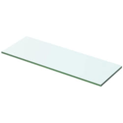 vidaXL Panneau pour étagère Verre transparent 50 x 12 cm