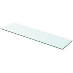 Panneau pour étagère Verre transparent 60 x 12 cm Vidaxl
