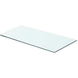Panneau pour étagère Verre transparent 60 x 25 cm Vidaxl