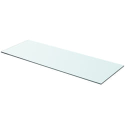 Panneau pour étagère Verre transparent 70 x 25 cm Vidaxl