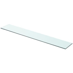 Panneau pour étagère Verre transparent 80 x 12 cm Vidaxl