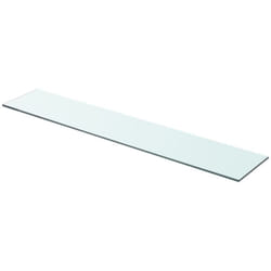 Panneau pour étagère Verre transparent 80 x 15 cm Vidaxl
