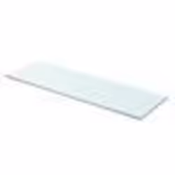 vidaXL Panneau pour étagère Verre transparent 80 x 25 cm