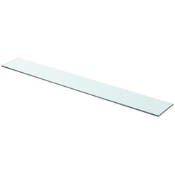 Vidaxl - Panneau d'étagère Verre transparent 90 x 12 cm