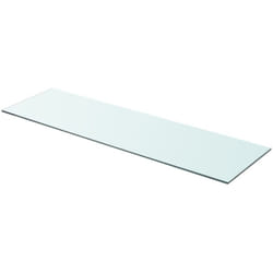 Vidaxl - Panneau pour étagère Verre transparent 90 x 25 cm