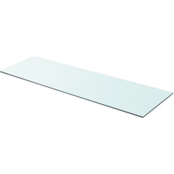 Vidaxl - Panneau pour étagère Verre transparent 90 x 30 cm