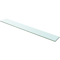 Vidaxl - Panneau pour étagère Verre transparent 100 x 12 cm