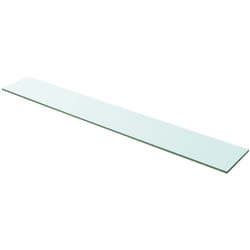 Vidaxl - Panneau pour étagère Verre transparent 100 x 15 cm