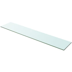 Vidaxl - Panneau pour étagère Verre transparent 100 x 20 cm