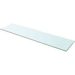 Vidaxl - Panneau pour étagère Verre transparent 100 x 25 cm