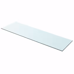 vidaXL Panneau pour étagère Verre transparent 100 x 30 cm - TU