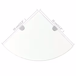 VidaXL 243853 étagères Verre trempé Transparent - Vue supplémentaire 6