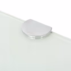 VidaXL 243859 étagères Verre trempé Blanc