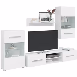 Cet ensemble complet de vitrine murale sera un excellent ajout à votre salon en optimisant votre espace sans compromettre le  ...