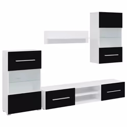 VidaXL 243864, Noir, Bois, Bois, 2400 mm, 400 mm, 1950 mm