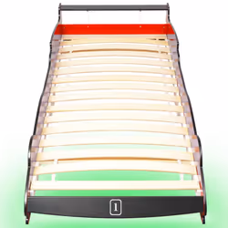VidaXL 243936 Lit pour enfant Rouge Panneaux MDF, Bois - Vue supplémentaire 4