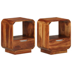 VidaXL 243953 Table de nuit et table de chevet Marron