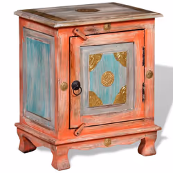 VidaXL 243969 Table de nuit et table de chevet Orange - Vue supplémentaire 2