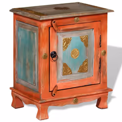 VidaXL 243969 Table de nuit et table de chevet Orange - Vue supplémentaire 3