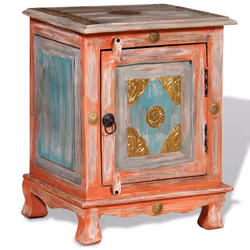 VidaXL 243969 Table de nuit et table de chevet Orange - Vue supplémentaire 4