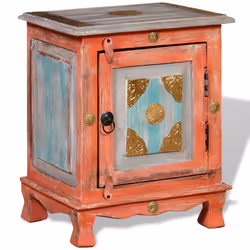 VidaXL 243969 Table de nuit et table de chevet Orange - Vue supplémentaire 5