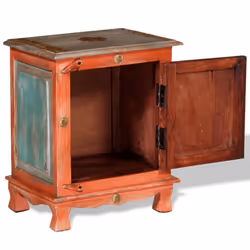 VidaXL 243969 Table de nuit et table de chevet Orange - Vue supplémentaire 6