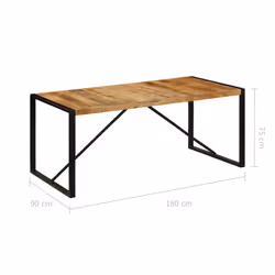 VidaXL 243997 table de cuisine et de salle à manger - Vue supplémentaire 7