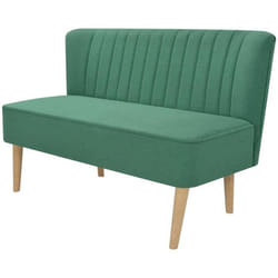 vidaXL Canapé 117x55,5x77 cm Tissu Vert - TU