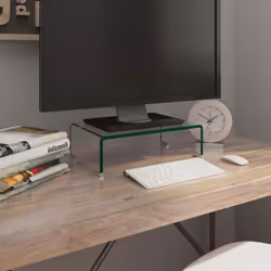 Ce support TV pratique est doté d'une construction en verre trempé. Le design élégant et profilé de ce meuble TV raffiné ajou ...