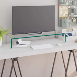 Vidaxl - Meuble tv/ pour moniteur 80 x 30 x 13 cm Verre Transparent