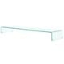 vidaXL Meuble TV/pour moniteur 110x30x13 cm verre transparent - TU