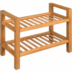 Notre étagère à chaussures en bois au design simple mais intemporel et au style rustique, sera un ajout pratique et décoratif ...