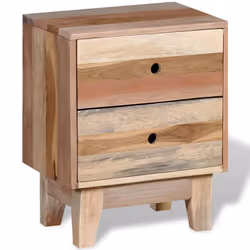 VidaXL 244234 Table de nuit et table de chevet Beige - Vue supplémentaire 5