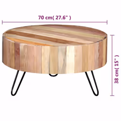VidaXL 244237 Table à café, latérale et de salon - Vue supplémentaire 6