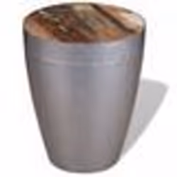 vidaXL Tabouret aviateur Bois de récupération massif - TU