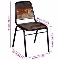 VidaXL 244246 chaise restaurant - Vue supplémentaire 8
