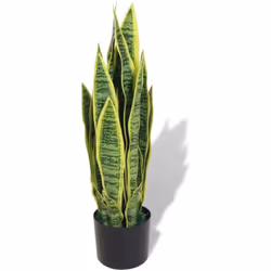 Ajoutez de la verdure à votre intérieur avec cette plante artificielle réaliste sansevière. La plante sansevière fait 50 cm d ...