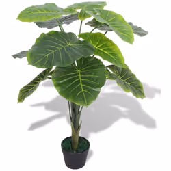Ajoutez de la verdure à votre intérieur avec cette plante artificielle réaliste taro. La plante taro fait 85 cm de haut et se ...