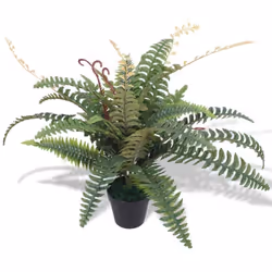 Ajoutez de la verdure à votre intérieur avec cette plante artificielle réaliste fougère. La fougère fait 60 cm de haut et ser ...